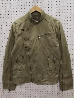 ZARA MAN インディースリーズ 古着 コットンクロス ダブルライダースのサムネイル