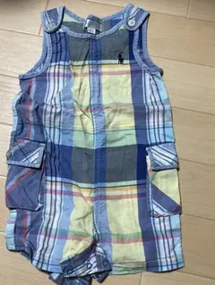 Ralph Lauren チェック柄ロンパース 6M