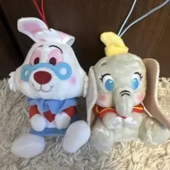 ホワイトラビット ダンボ マスコット 2個セット