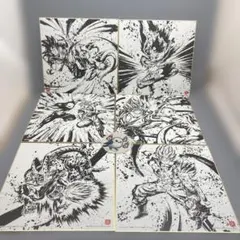 ドラゴンボール 一番くじ 超戦士バトル列伝 色紙 色コレ 全6種コンプセット