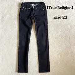 RHC ロンハーマン ブラックデニムパンツ スキニー ストレッチ 29リペア 