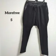 海外古着 Morefree ブラック 黒 ジョガーパンツ Sサイズ