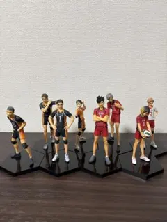 ハイキュー　フィギュア 8体セット　烏野　音駒