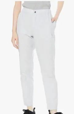 美品★PUMA★レディースPCPCストレッチウーブン テーパードパンツXLグレー