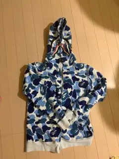 美品】A BATHING APE シャークパーカー 迷彩 L WGM カモフラ - メルカリ