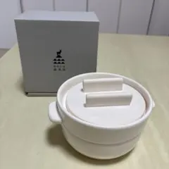 かもしか道具店　ごはんの鍋　1合　白のサムネイル
