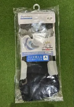 ファイテン足王スソックス 25-27cm 黒/白のサムネイル