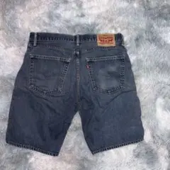 Levi's ダークグレー デニムショートパンツ