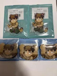 鬼滅の刃 実りの秋まつり 悲鳴嶼行冥 アクリルスタンド 缶バッジ