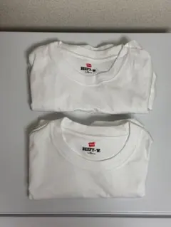 Hanes BEEFY-T Tシャツ 2枚セット ホワイト Lサイズのサムネイル