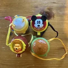 ディズニー ミニチュア ポップコーンバケット 4種セット　カプセルトイ