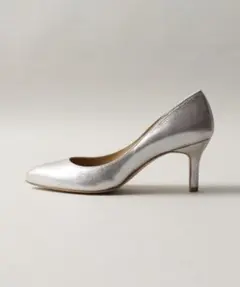 【美品】ODETTE E ODILE 銀色 尖頭 高跟鞋