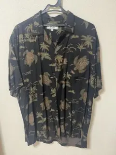 TWO PALMS アロハシャツ Lサイズ ブラック