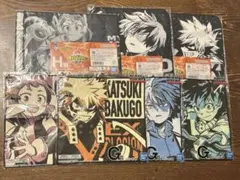 ヒロアカ　一番くじ　タオル　緑谷出久　爆豪勝己　轟焦凍