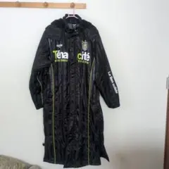 DUARIG 黒 ナイロンコート フード付き