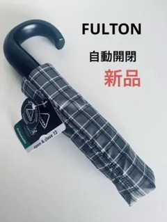 FULTON 折りたたみ傘 自動開閉 チェック柄　フルトンのサムネイル