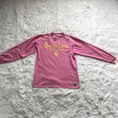 BALL LINE バスケ ロンT M ピンク ボールライン 練習着 速乾 長袖