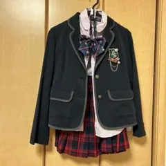 Lindsay フォーマルスーツ L ネイビー/レッドチェック　サイズ160