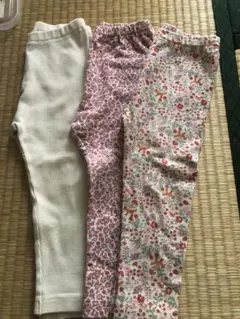 ベビースパッツ　レギンス　3点セット　UNIQLO 10分丈　90センチ