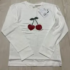 アソートモチーフ長袖Tシャツ　7days Style チェリー　140cm
