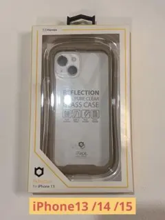 iFace スマホケース ベージュ iPhone13 /14 /15