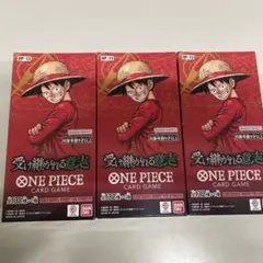 セロハンテープ付き ワンピースカード 受け継がれる意志 新品未開封 3BOX