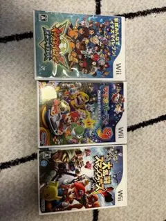 Wii カセットまとめ売り マリオパーティ9 大乱闘スマッシュブラザーズ 等