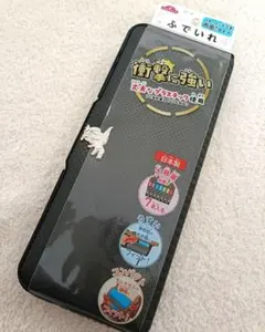 新品　筆箱 両面開き 丈夫ブラック 恐竜 男子