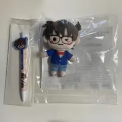セガラッキーくじONLINE 江戸川コナン ボールペン ぬいぐるみ
