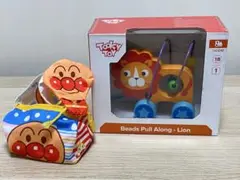 【ベビラボ】アンパンマンティッシュTOKYOToy 引っ張りおもちゃ ライオン