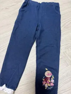 アンパンマン刺繍ネイビーパンツ 100cm