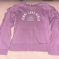 Jenni Love パープル トレーナー フリル付き