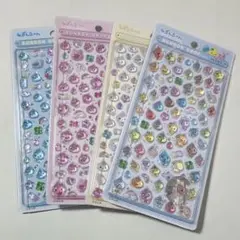 正規品　ボンボンドロップシール しずくちゃんミニ　4枚セット