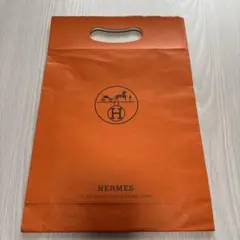 HERMES オレンジ ショッピングバッグ