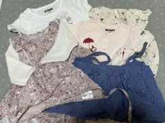 ムーミン　女の子ロンパース6点セット