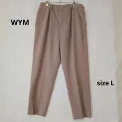 WYM LIDNM ウィム スラックス テーパードパンツ センタープレス Lのサムネイル