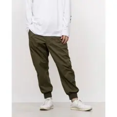 裏起毛ナイロンジョガーパンツ