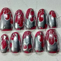 [N181]ハンドメイドネイルチップ