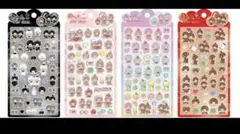 モンチッチシール画像4点