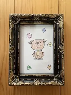 原画一点物】「ぬいぐるみの心」くまの絵 絵画 原画 絵 動物画 アート