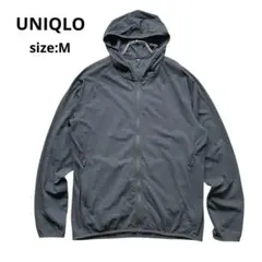 UNIQLOドライEX UVカット フルジップパーカー チャコール サイズMのサムネイル