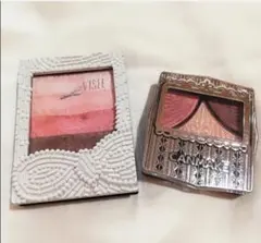 ★VISEEヴィセ/CANMAKE アイシャドウ2点 ピンク系
