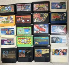 ファミコンソフト 20本セット動作未確認・汚れありまとめ売り
