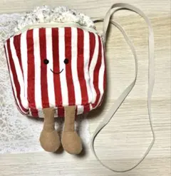 新品　ジェリーキャット　ポップコーン　ポシェット　ポーチ　ショルダーバッグ 楽天市場】jellycat ジェリーキャット ポップコーンバッグ
