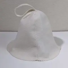 新品 サウナハット チューリップハット 無地 ウール
