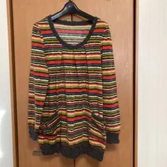 レディース　トップス　カットソー 長袖カットソー ロング丈