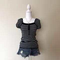 PATTERN 半袖トップス ガーリー　コケット　バレエコアのサムネイル