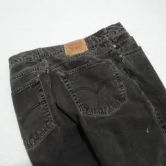 リーバイスLevi'sUSA製501ブラック 先染め W29L34 90's