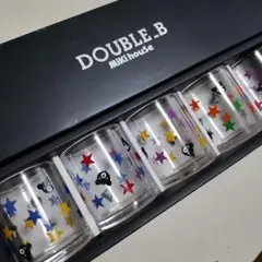 DOUBLE-B ミキハウス　ミニグラス　5個セット　　ダブルビー