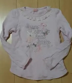 mezzo piano　ピンク 長袖 トレーナー